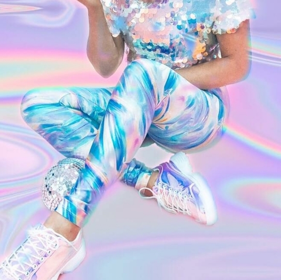 GoldenSheep Rainbow Leggings - Picture 1 of 9